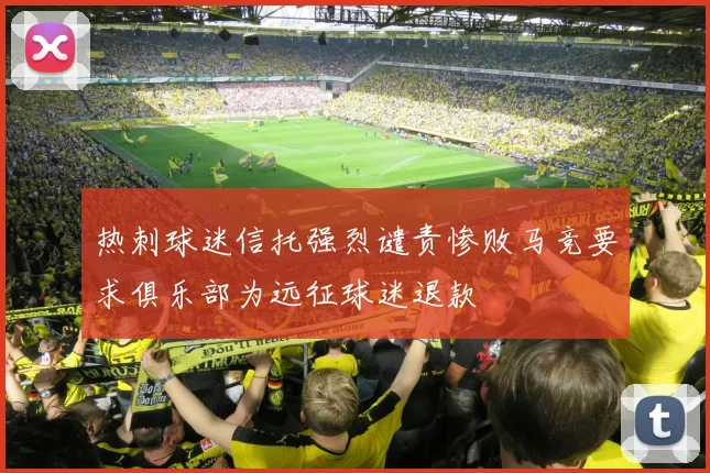 热刺球迷信托强烈谴责惨败马竞要求俱乐部为远征球迷退款