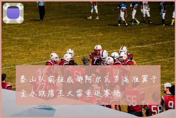 泰山队前往成都阿尔瓦罗高准翼于金永缺席王大雷重返赛场